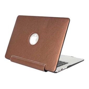 Macbook Pro 13,3" Zijden Textuur Hoes - Bruin