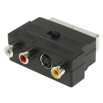 RGB Scart Male naar S Video/3 RCA Audio Adapter