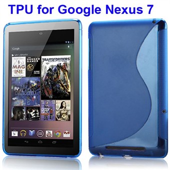 S-line Siliconen - Google Nexus 7 (blauw)