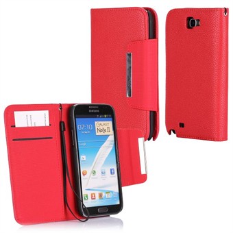 SmartPurse-etui - Galaxy Note II (rood)