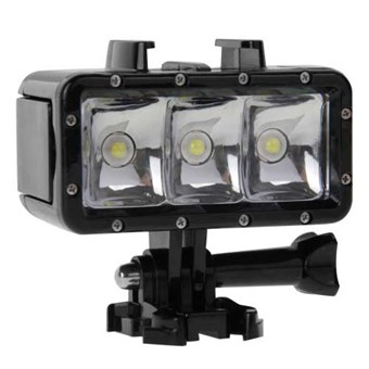Waterdicht 30 m licht 3 modi voor GoPro