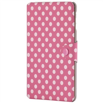 Dot Pattern iPad Mini 1 hoesje (roze)