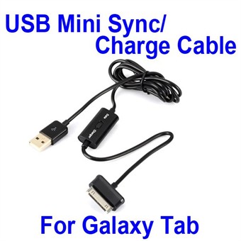 2-in-1 USB-synchronisatie-/oplaadkabel voor Galaxy Tab