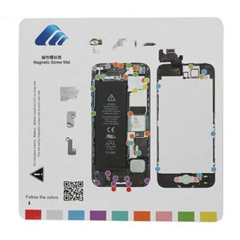 Magnetische Schroefmat 20 x 20 cm - iPhone 5