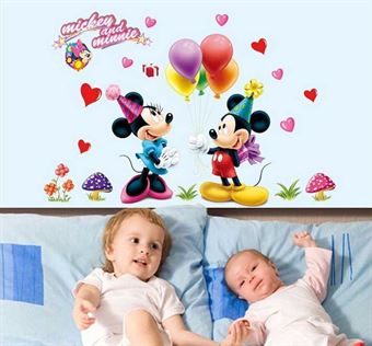 Muurstickers - Mini & Mickey Mouse