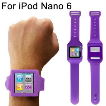 Siliconen horloges iPod nano 6 - Paars