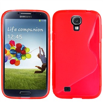 S-Line Siliconen Hoesje Galaxy S4 (Rood)