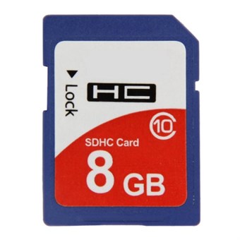 SDHC-geheugenkaart - 8 GB
