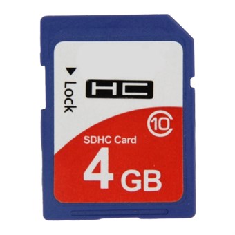 SDHC-geheugenkaart - 4 GB