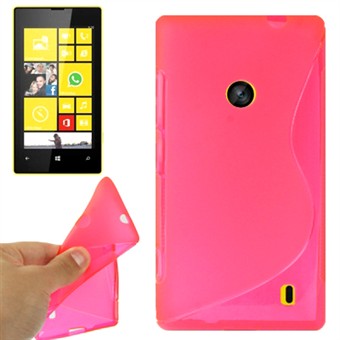 S-Line siliconen hoes Lumia 520 (roze)