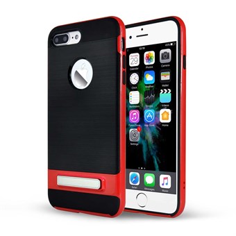 Fictie plastic hoes voor iPhone 7 Plus / iPhone 8 Plus - Rood