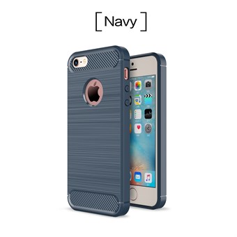 Beste winnaar plastic & siliconen hoesje voor iPhone 5 / iPhone 5S / iPhone SE 2013 - Navy