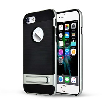 Fictie plastic hoes voor iPhone 7 / iPhone 8 - Zilver