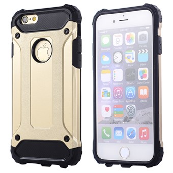 Super hardcase plastic en TPU hoesje voor iPhone 5 / iPhone 5S / iPhone SE 2013 - Goud