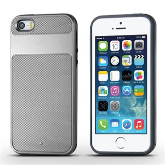Caseology plastic en siliconen hoesje voor iPhone iPhone 5 / iPhone 5S / iPhone SE 2013 - Grijs