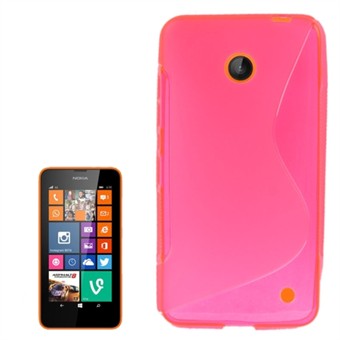 S-Line Siliconen Cover - Nokia 630 (roze)