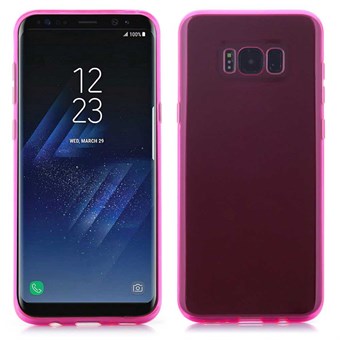 Glory Cover in siliconen voor Samsung Galaxy S8 - Roze rood