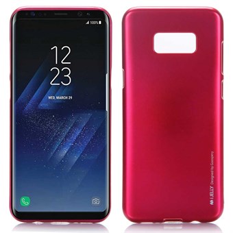 Goospery In Jelly Cover in TPU voor Samsung Galaxy S8 - Rose Red
