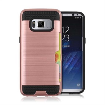 Cool slide Cover in TPU en plastic voor Samsung Galaxy S8 - Pink Gold