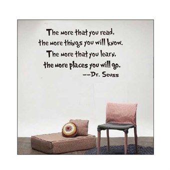 TipTop Muurstickers Dr. Seuss Wall Quotes Art Decal