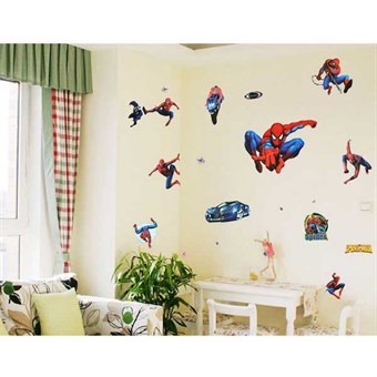 TipTop Muurstickers Cool Spider-man patroon