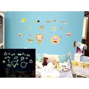 TipTop Muurstickers Schattige Aap