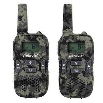 Walkie Talkie RT33, bereik 1,5 km (2 st.) - camouflage
