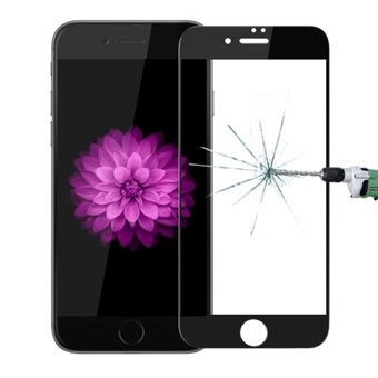 Gehard volledig dekkende glasfolie iPhone 6 Plus / 6S Plus - Zwart