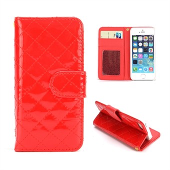 Klassieke Wallet Case - iPhone 5 / iPhone 5S / iPhone SE 2013 (rood)