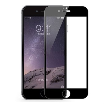 Anti-explosie iPhone 7 / iPhone 8 / iPhone SE Volledig dekkend gehard glas met zwarte rand
