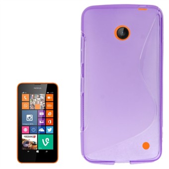 S-Line Siliconen Cover - Nokia 630 (paars)