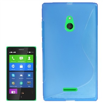 S-Line Siliconen Cover - Nokia XL (blauw)