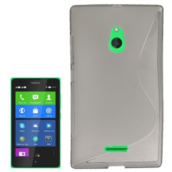 S-Line Siliconen Cover - Nokia XL (grijs)