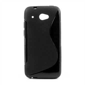 S-Line Siliconen Cover - HTC 601 Zara (zwart)