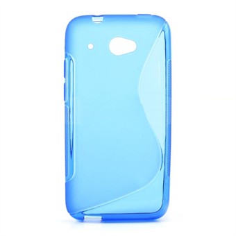 S-Line Siliconen Cover - HTC 601 Zara (blauw)
