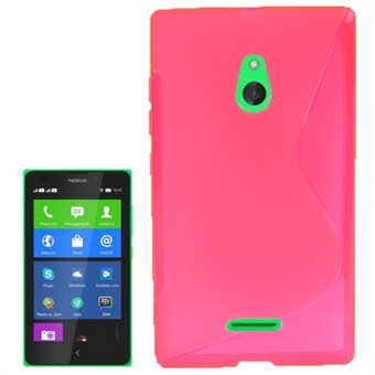 S-Line Siliconen Cover - Nokia XL (roze)