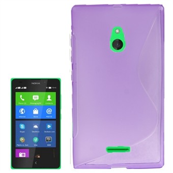 S-Line Siliconen Cover - Nokia XL (paars)