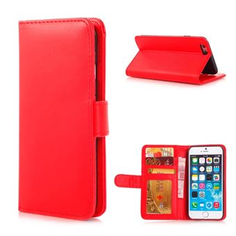 Eenvoudige iPhone 6 / 6S Leren case - rood