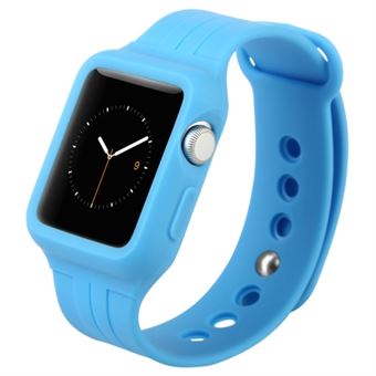 Baseus TPU / siliconen horlogeband Apple Watch Sport 38 mm - Blauw