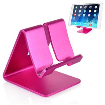 Aluminium houder voor Smartphone/Tablet, Universal - Roze