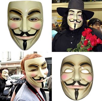 V for Vendetta-maskers
