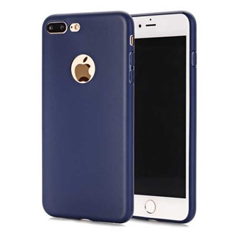 Slanke beschermhoes voor iPhone 7 Plus / iPhone 8 Plus - Donkerblauw
