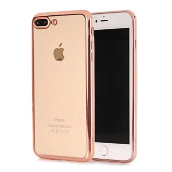 Shiny Sides Cover voor iPhone 7 Plus / iPhone 8 Plus - Rose Gold