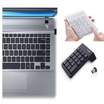 Sunreed® Numeriek Draadloos Toetsenbord / USB, Bereik 10 m - Zwart