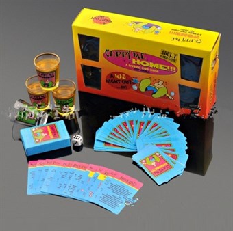 Carry Me Home drinkspel met 4 shots glas