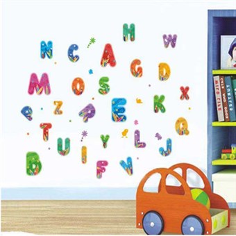 TipTop Muurstickers Engelse Letters Kids Home Decorations