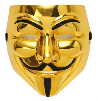 V for Vendetta Mask (Gouden Editie)