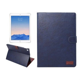 Leren hoes iPad Pro 9.7 slaapfunctie blauw