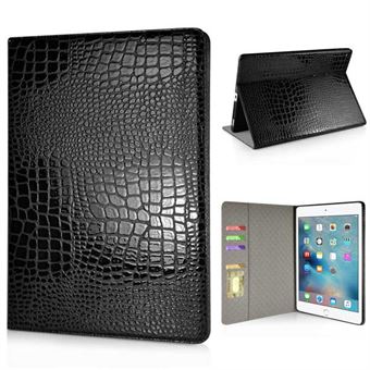 Alligator skin-hoes iPad Pro 12\'9 - Zwart