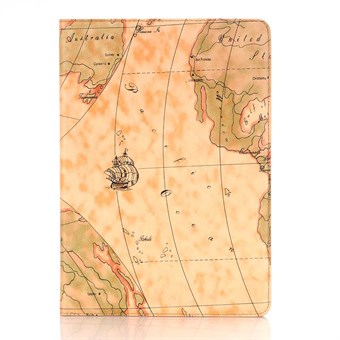 IPad Pro 9.7 hoesje met wereldlook - lichtbruin